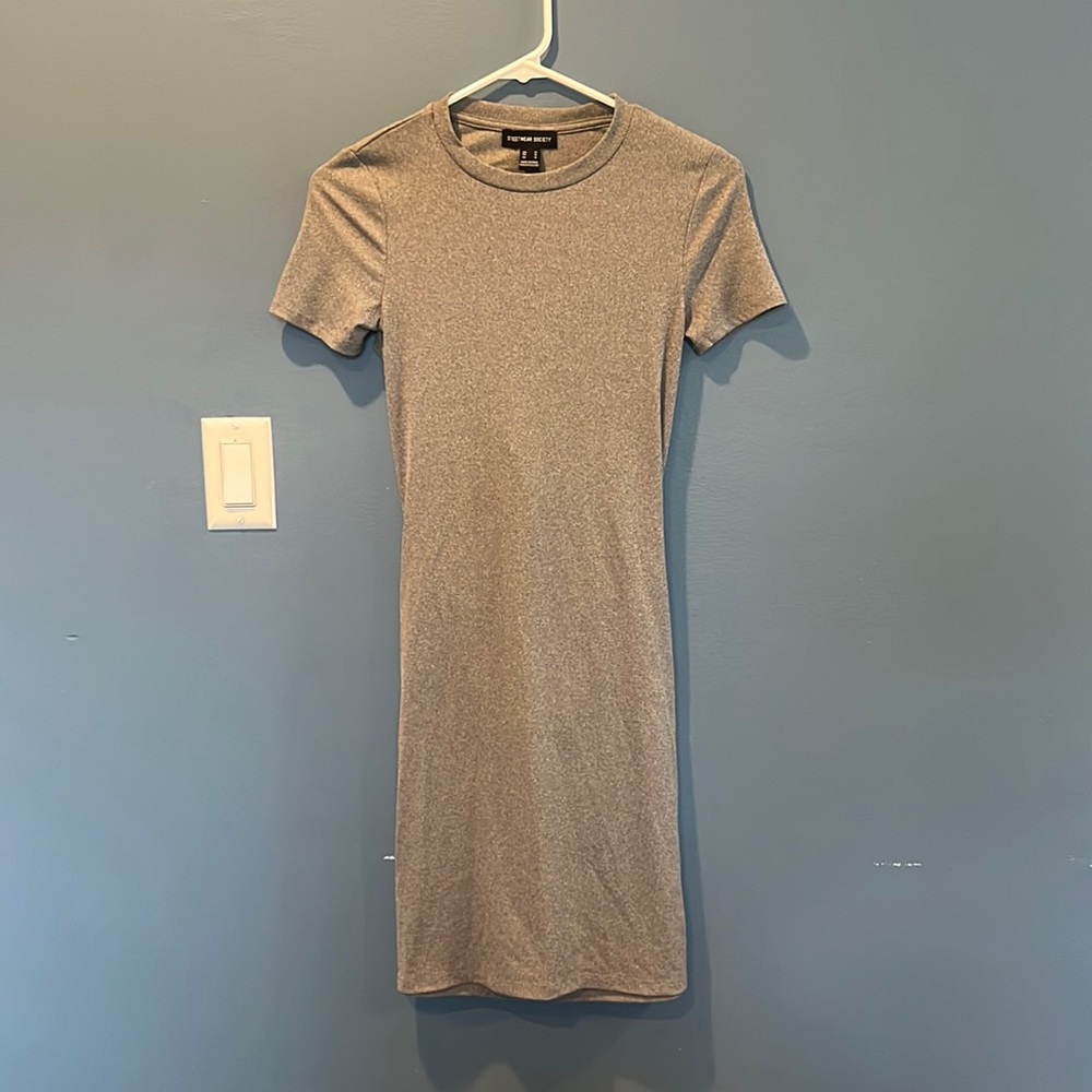 Grey Bodycon dress